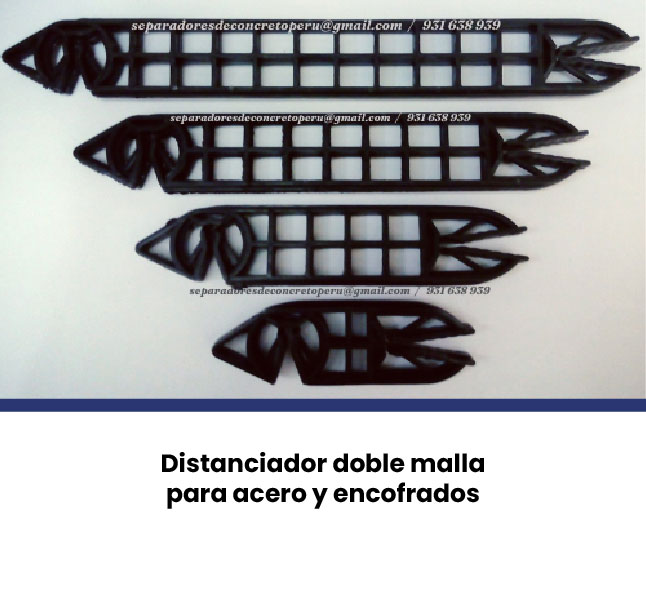 Distanciador tipo malla